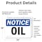 Signmission Oil, 24 in W x Rectangle, Vinyl Decal OS-2PACK-NS-D-1824-L-16969 - alternate 2